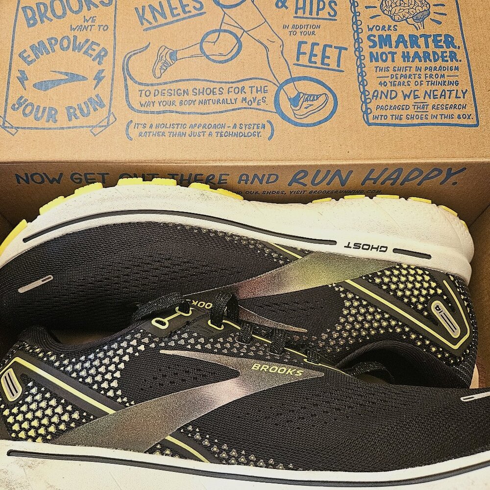 Brooks Ghost 14 Men Running Athletic Sneaker Cushion Road 110369 1D 050 Sz 10.5
